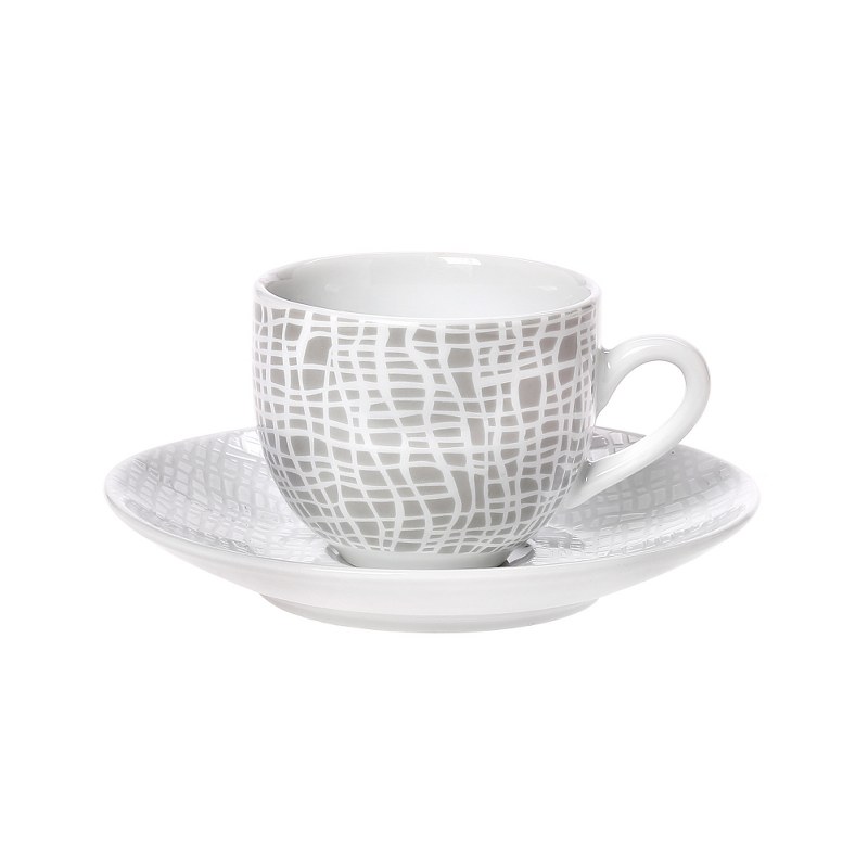 Σετ Φλυτζάνια Καφέ 6τμχ Πορσελάνης 100ml Fashion CRYSPO